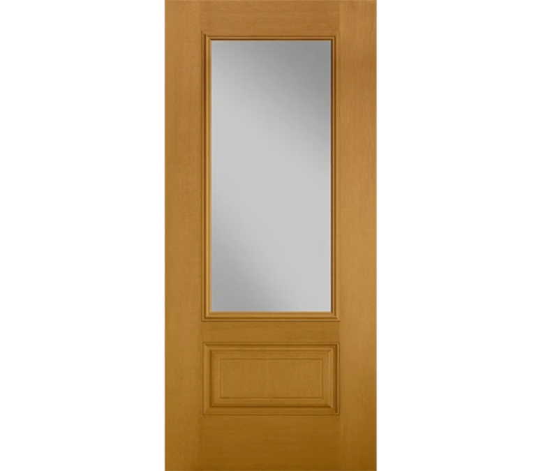 Charleston Three Quaters light Fiberglass Entry Door